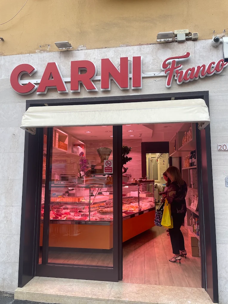 Banco frigo su misura macelleria Franci Carni Casal Bertone Roma